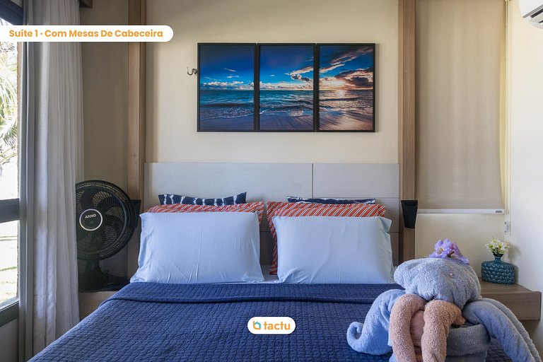 Ground Floor Bungalow 70 m², Oceanfront at VG Sun Cumbuco