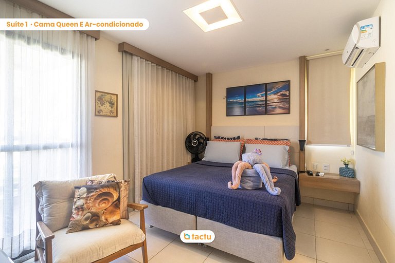 Bungalow Rez-de-chaussée 70 m² Face à la Mer VG Sun Cumbuco