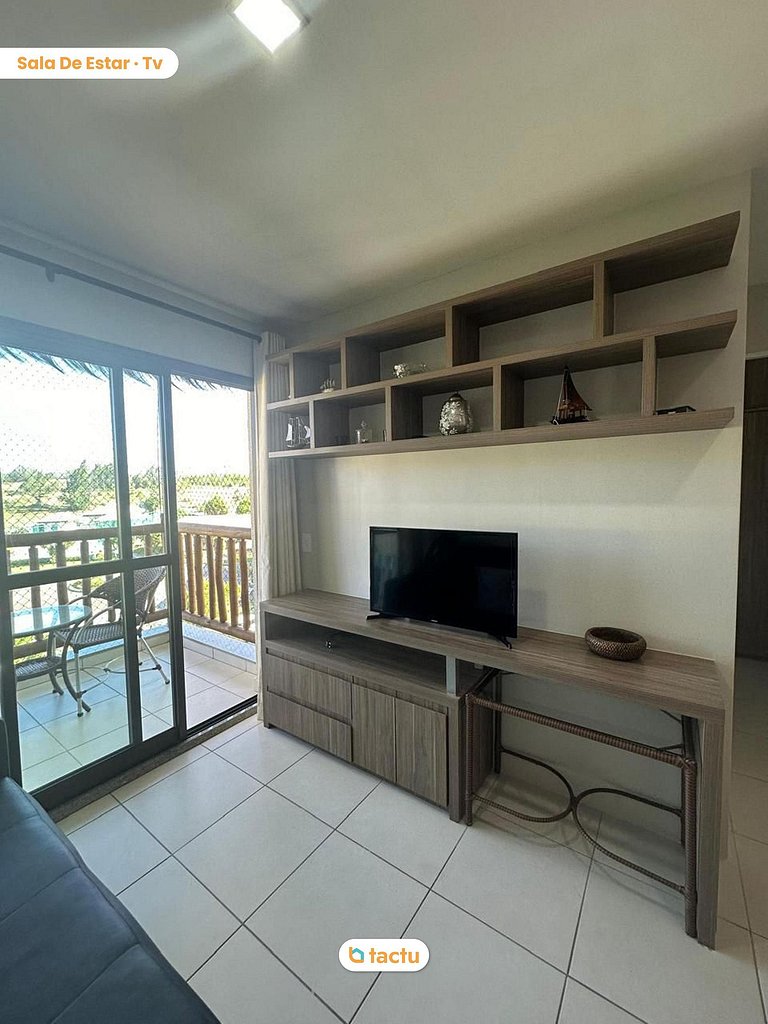 Estudio en VG Sun Cumbuco con Vista y Comodidad