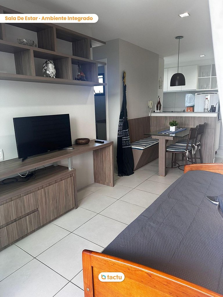 Estudio en VG Sun Cumbuco con Vista y Comodidad