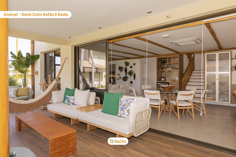 Casa de Luxo em condomínio frente mar Eco Village