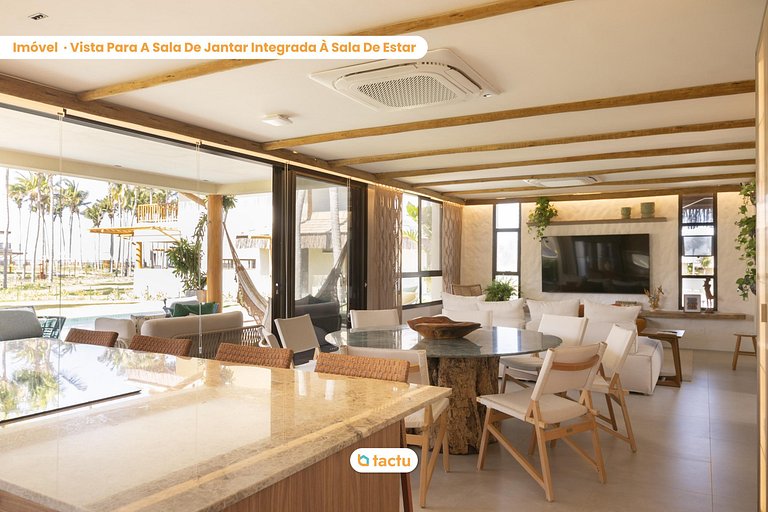 Casa de Luxo em condomínio frente mar Eco Village