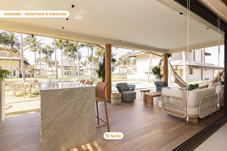 Casa de Luxo em condomínio frente mar Eco Village