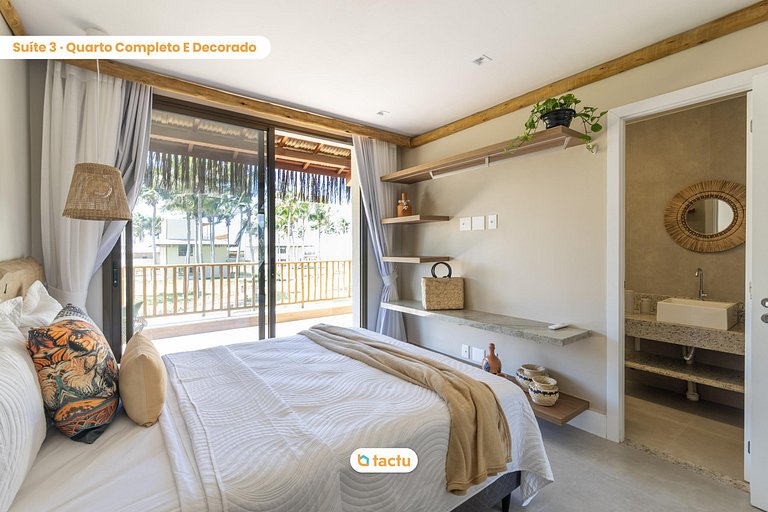 Casa de Luxo em condomínio frente mar Eco Village