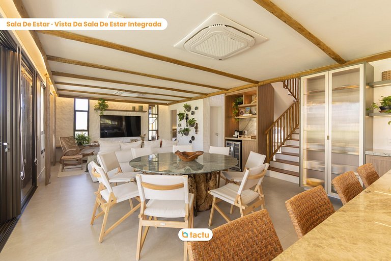 Casa de Luxo em condomínio frente mar Eco Village