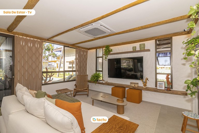 Casa de Luxo em condomínio frente mar Eco Village