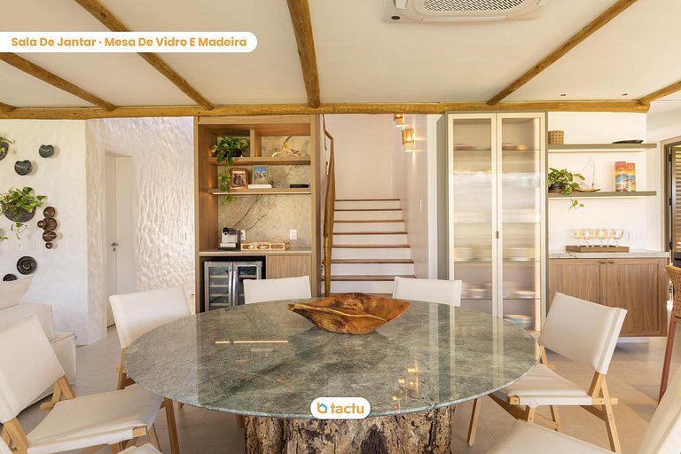 Casa de Luxo em condomínio frente mar Eco Village