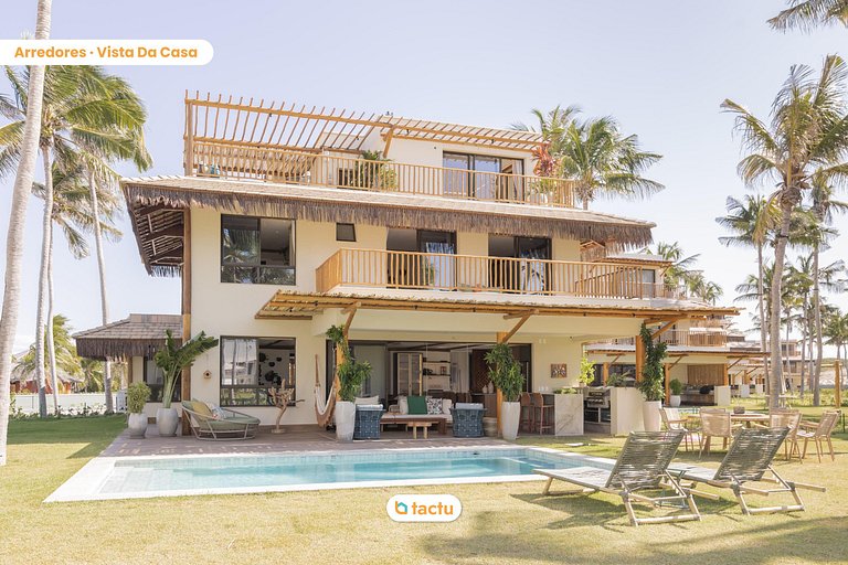 Casa de Luxo em condomínio frente mar Eco Village