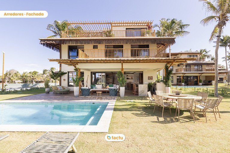 Casa de Luxo em condomínio frente mar Eco Village