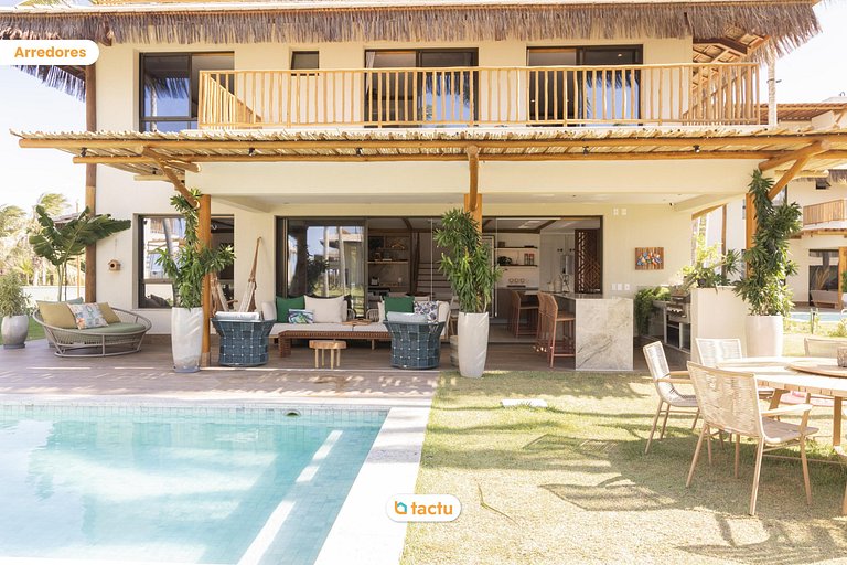 Casa de Luxo em condomínio frente mar Eco Village