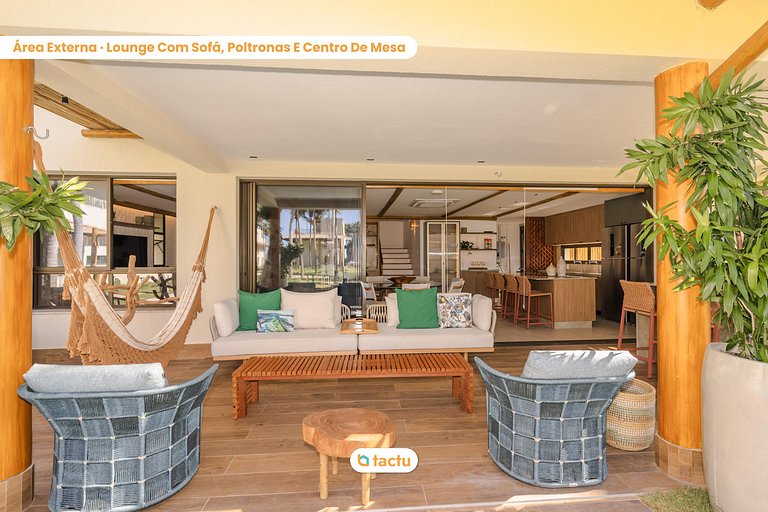 Casa de Luxo em condomínio frente mar Eco Village
