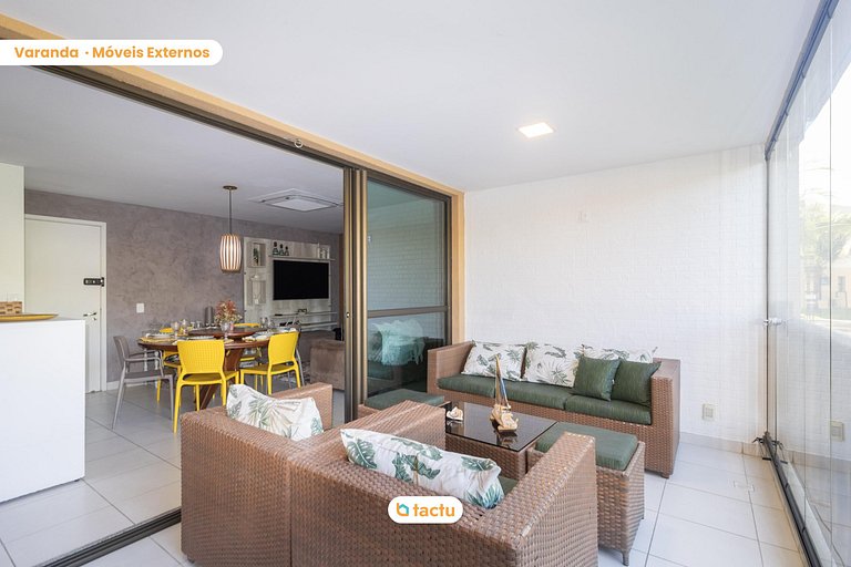 Apartamento de luxo no melhor bloco do VG Sun Cumbuco