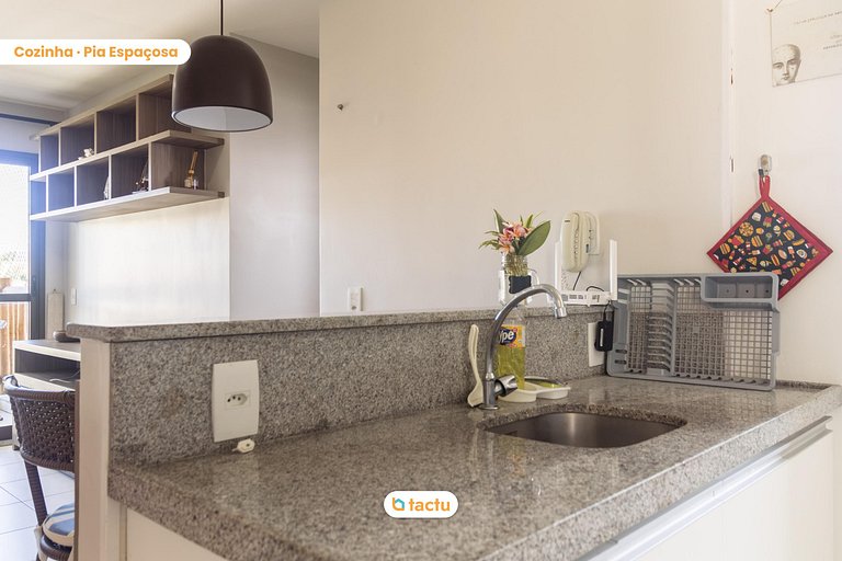 Estudio en VG Sun Cumbuco con Vista y Comodidad