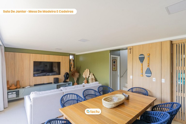 Casa Exclusiva no Azure Flecheiras com Vista para o Mar