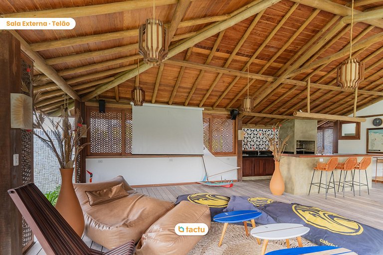 Mansão, paraíso a beira mar por Tactu Homes