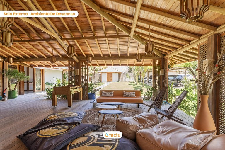 Mansão, paraíso a beira mar por Tactu Homes