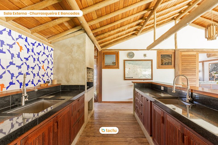 Mansão, paraíso a beira mar por Tactu Homes