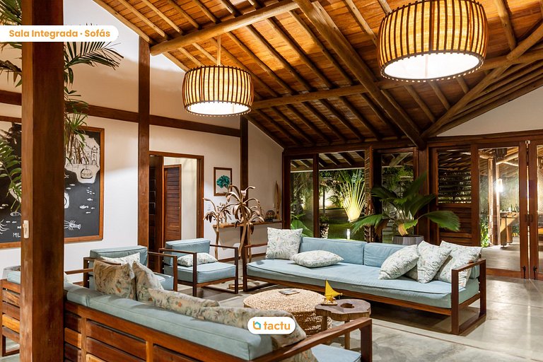 Mansão, paraíso a beira mar por Tactu Homes