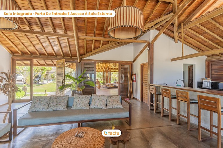 Mansão, paraíso a beira mar por Tactu Homes