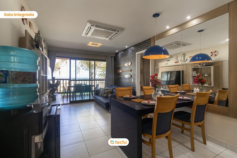 Bangalô TÉRREO 70 m2 FRENTE MAR no VG Sun Cumbuco por Tactu