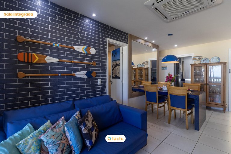 Ground Floor Bungalow 70 m², Oceanfront at VG Sun Cumbuco