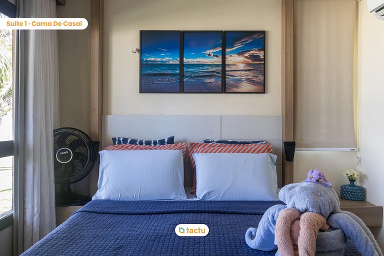 Bungalow Planta Baja 70 m² Frente al Mar VG Sun Cumbuco