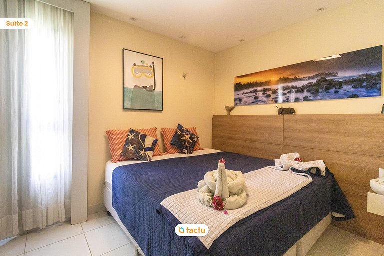 Ground Floor Bungalow 70 m², Oceanfront at VG Sun Cumbuco