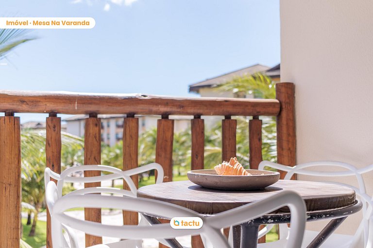 Estúdio com varanda no VG Sun Cumbuco por Tactu