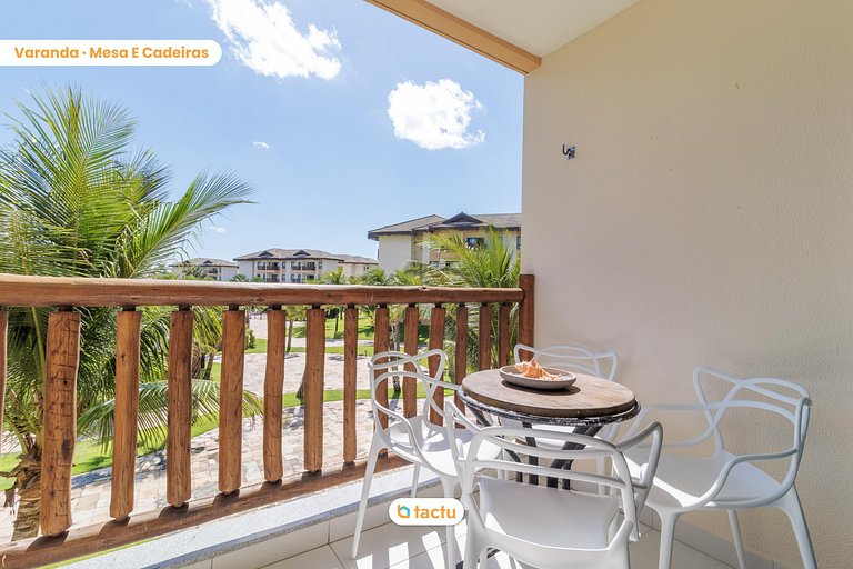 Studio with balcony at VG Sun Cumbuco by Tactu