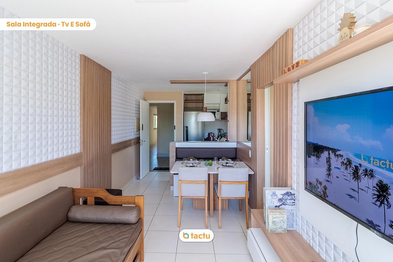Estudio con balcón en VG Sun Cumbuco por Tactu