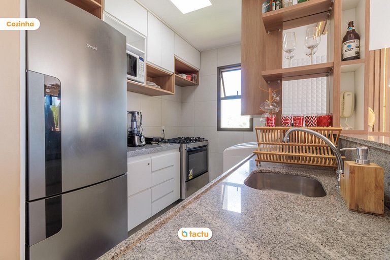 Fully Equipped Studio at VG Sun Cumbuco by Tactu