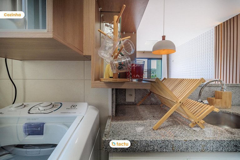 Studio with balcony at VG Sun Cumbuco by Tactu