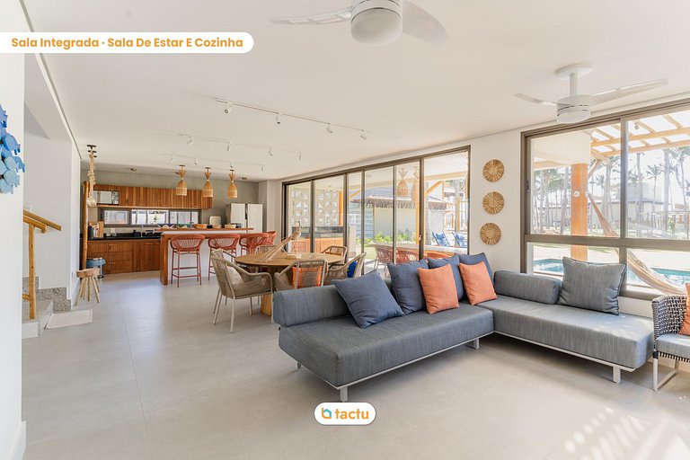 Casa con piscina y confort en Eco Village Fortim