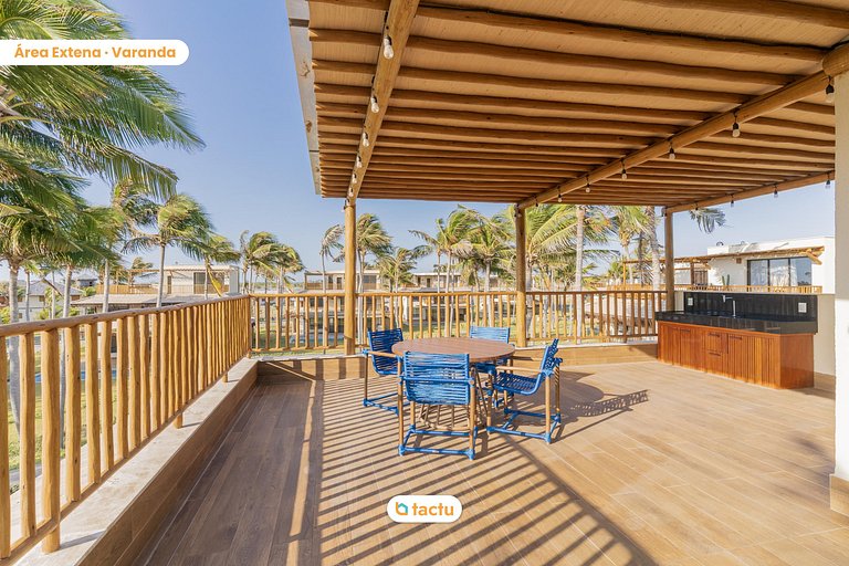 Casa con piscina y confort en Eco Village Fortim