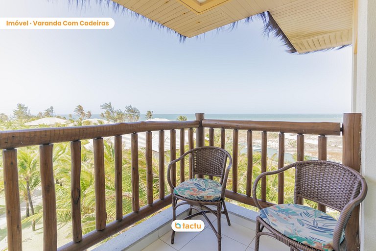 Ocean-View Apartment at VG Cumbuco by Tactu