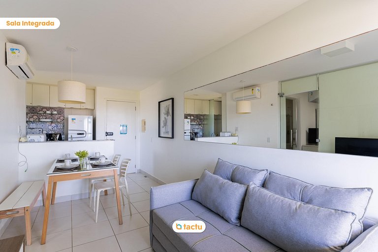 Ocean-View Apartment at VG Cumbuco by Tactu
