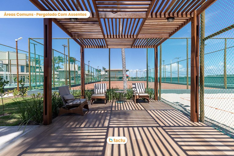 Casa con piscina y confort en Eco Village Fortim