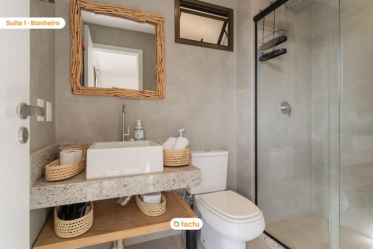 Casa con piscina y confort en Eco Village Fortim