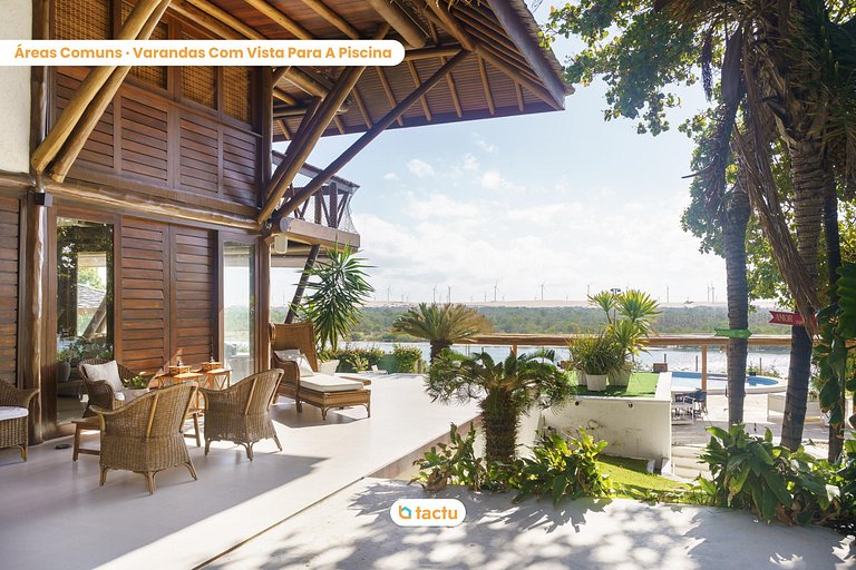 Casa Paradise, luxury by the river in Fortim