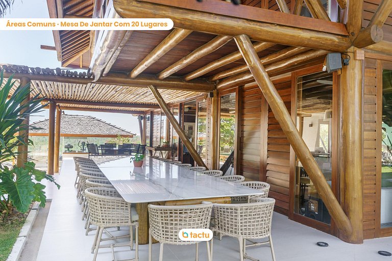 Casa Paradise, luxo à beira do rio em Fortim