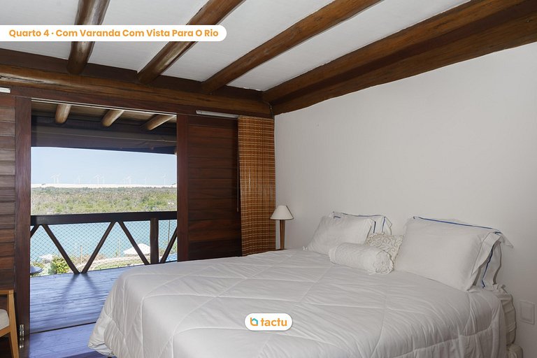 Casa Paradise, luxe au bord du fleuve à Fortim