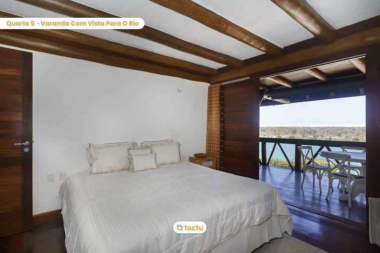 Casa Paradise, luxo à beira do rio em Fortim