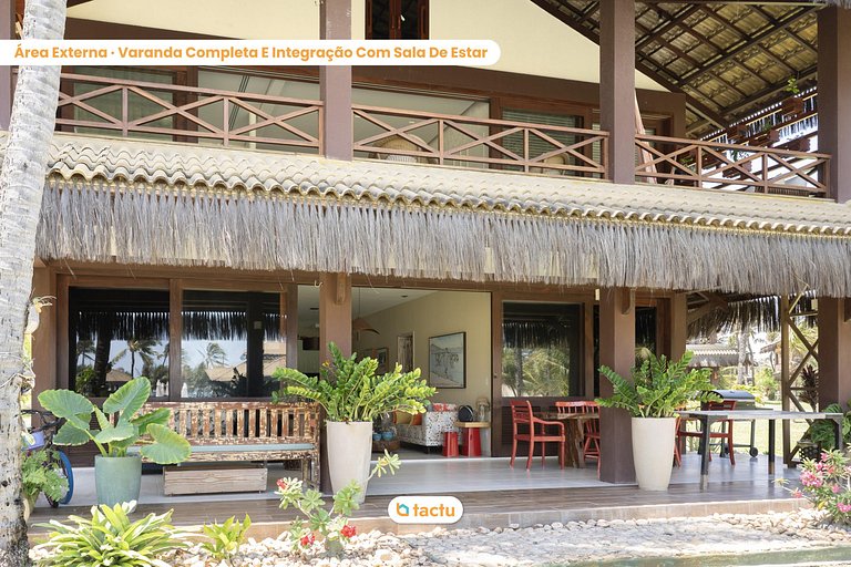 Charming House Facing the Pool in Flecheiras