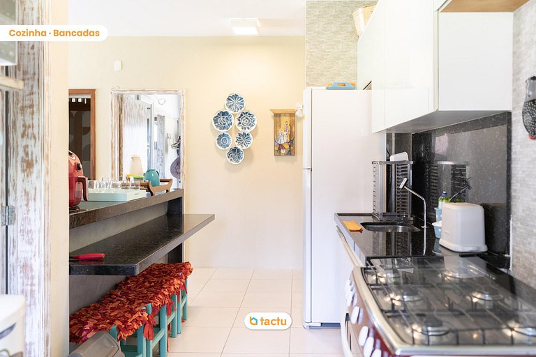 Casa Encantadora Frente a la Piscina en Flecheiras