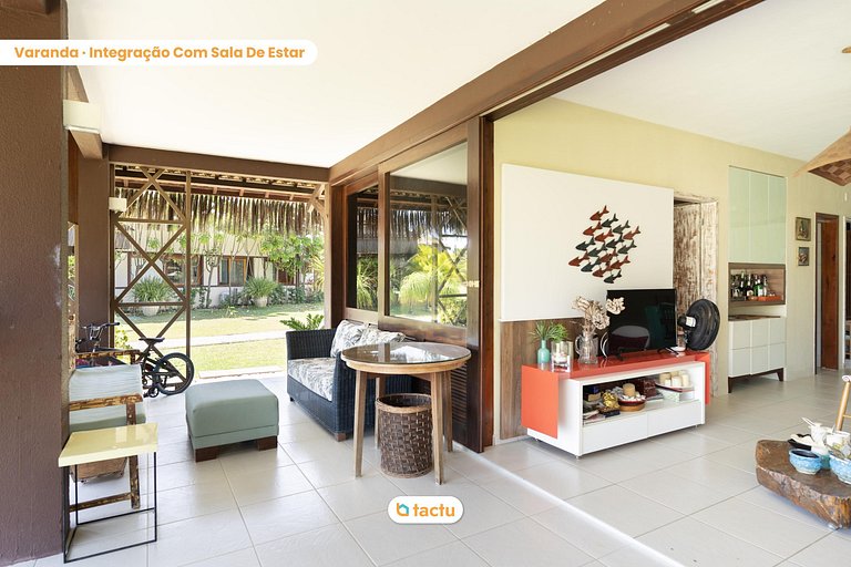 Charming House Facing the Pool in Flecheiras