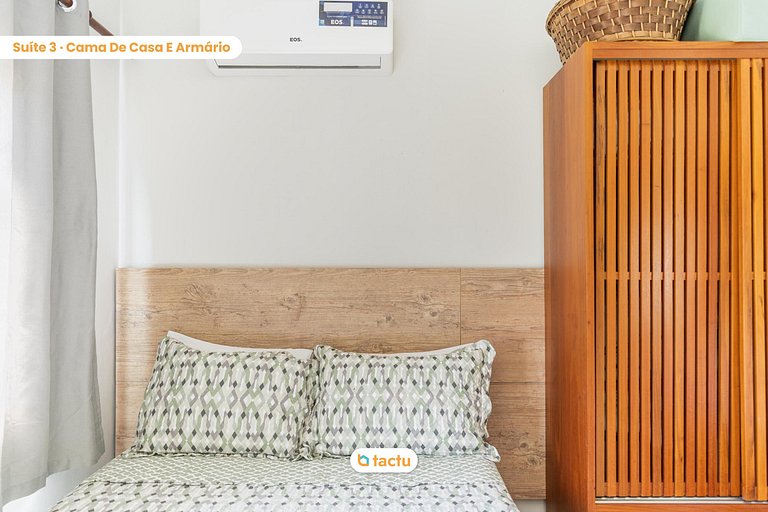 Maison Charmante Face à la Piscine à Flecheiras