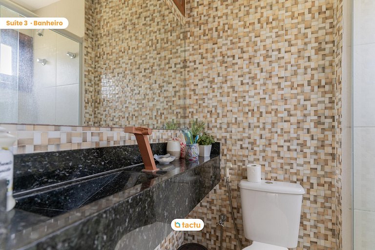 Charming House Facing the Pool in Flecheiras