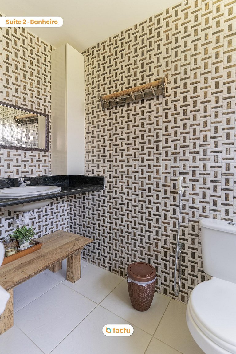 Casa Encantadora Frente a la Piscina en Flecheiras