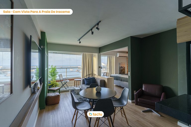 Yacht Coast, Apto na Beira Mar com vista Mar