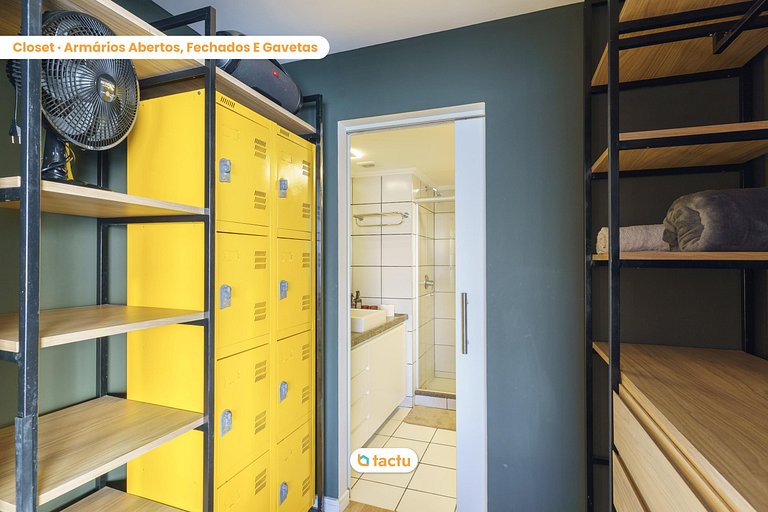 Yacht Coast, Apto na Beira Mar com vista Mar